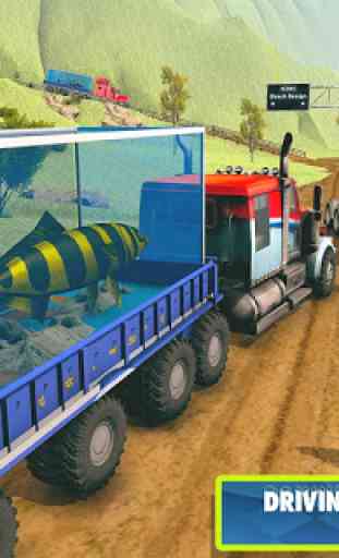 Simulateur de camion de transport d'animaux de 4