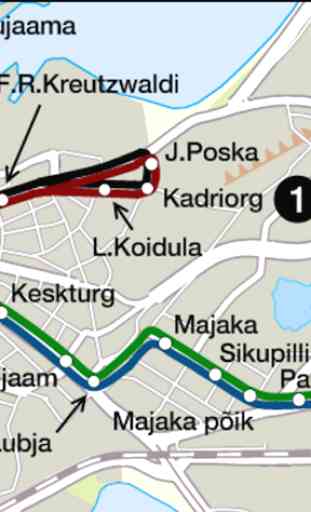Tallinn Tram Map 3