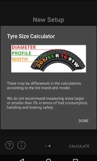 Tyre Size Calculator 3