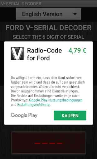 V-Serial Radio Code Decoder 2