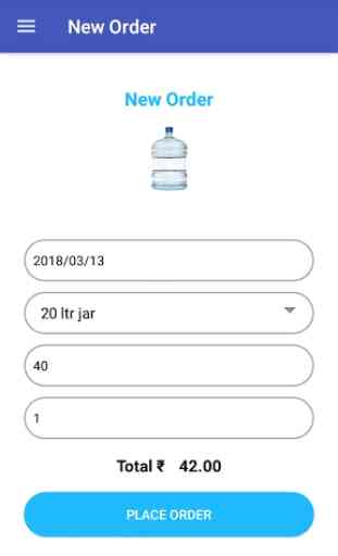 Water Supply Ordering App 2