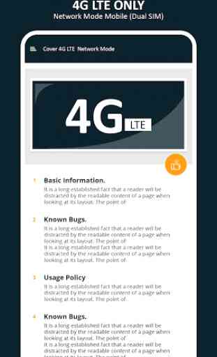 4G LTE Only - 4g LTE Mode 3