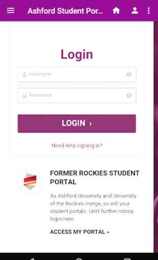 Ashford Student Portal 1