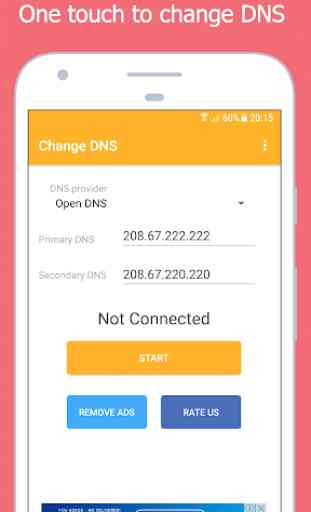 Changer le DNS (sans Root 3G / 4G / Wifi) 3