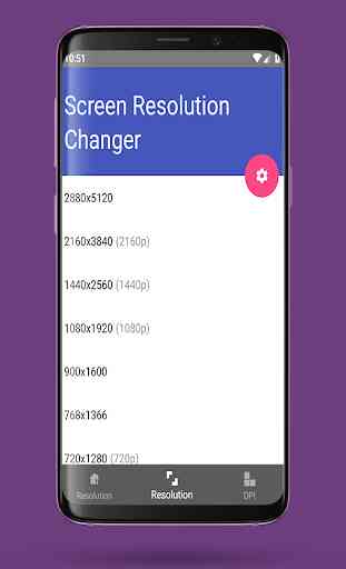 Changeur de résolution d'écran DPI Changer Checker 3