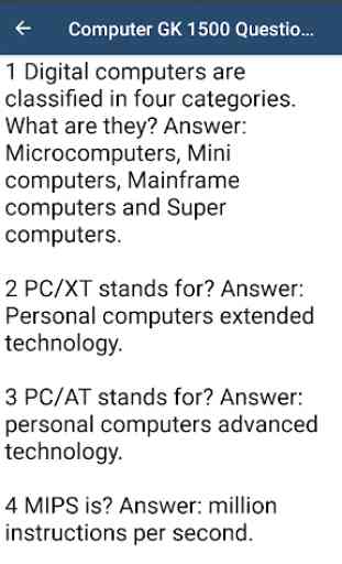 Computer GK - 1500 Question Answers 4