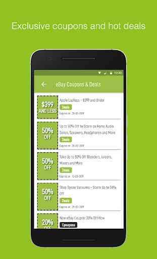 Coupons for eBay promo codes and deals by Couponat 1