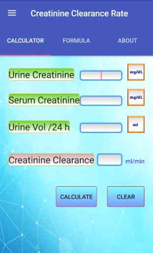 Creatinine Clearance Rate 1