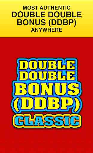 Double Double Bonus (DDBP) - Classic Video Poker 2