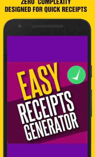 Easy Receipt Generator, Receipt & Invoice Maker 1