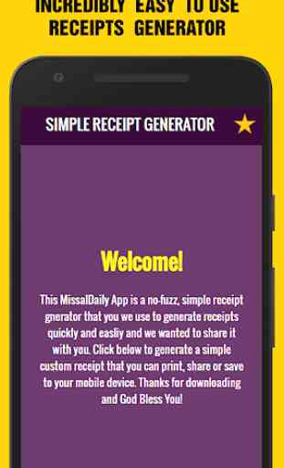 Easy Receipt Generator, Receipt & Invoice Maker 2