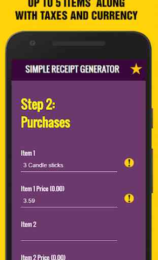 Easy Receipt Generator, Receipt & Invoice Maker 3