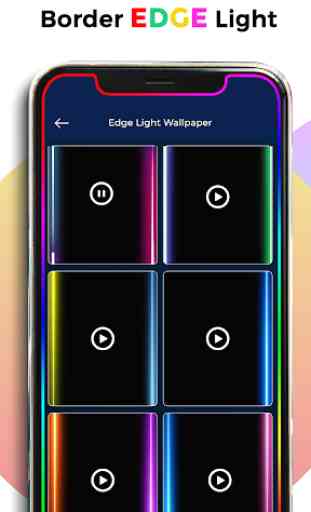 Edge Lighting Live Wallpaper - Border Edge Light 3