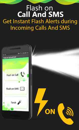 Flash on call and sms:Bright flashlight alert 2020 2