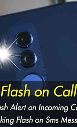 Flash on call and SMS: flash light 1