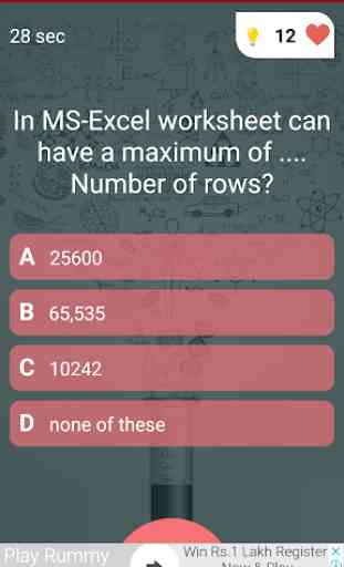 Free Microsoft Excel Test Quiz 4