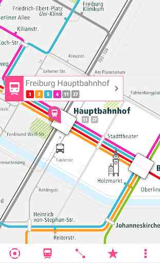 Freiburg Rail Map 1