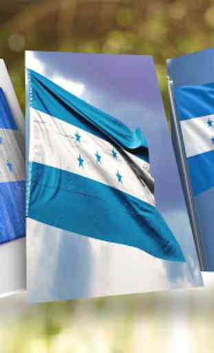 Honduras Flag Wallpaper 1