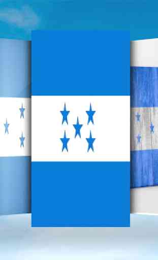 Honduras Flag Wallpaper 2
