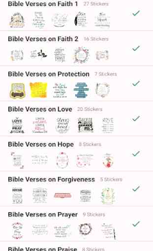 Jesus Christ & Bible Verses Stickers 3