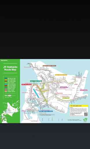 JR Hokkaido Map 1