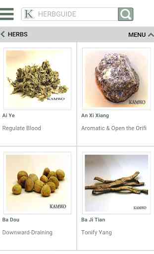 Kamwo Herbal Reference App 2