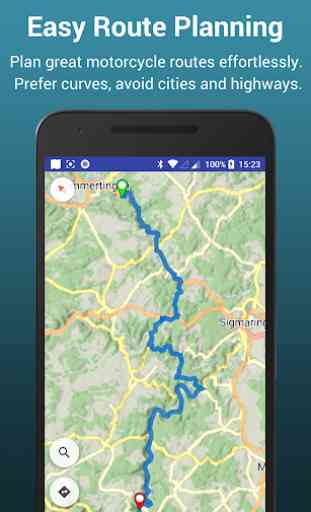 Kurviger - GPS Moto avec routes pittoresques 1