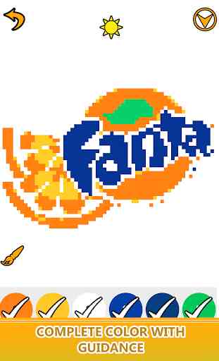 Logo Color by Number - Pixel Art, Sandbox Coloring 3