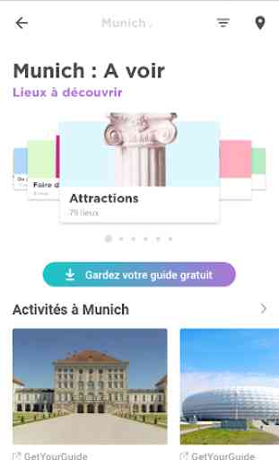 Munich Guide de voyage avec cartes 2