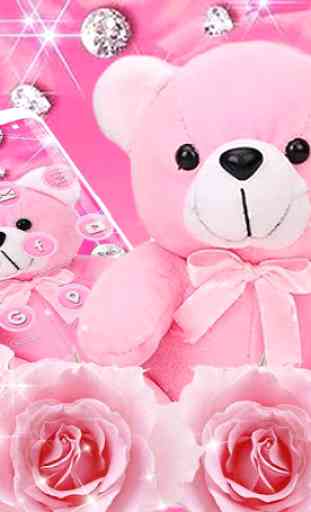 Pink Diamond Teddy Bear Theme 4