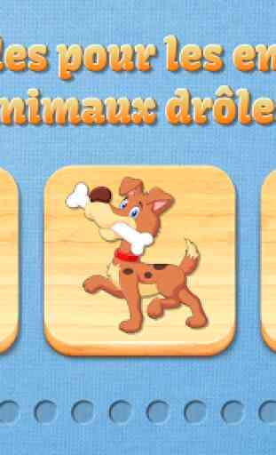Puzzles pour enfants et sons d'animaux 1
