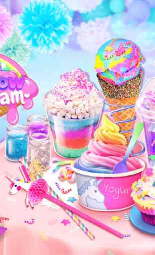 Rainbow Ice Cream - Unicorn Party Food Maker 1