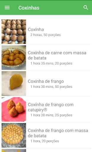 Receitas de Coxinhas grátis em portuguesas 4
