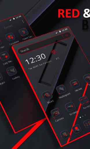 Red and Black HD Business Theme  1