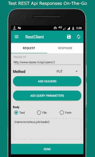 Rest Client - Test REST API with your phone 2