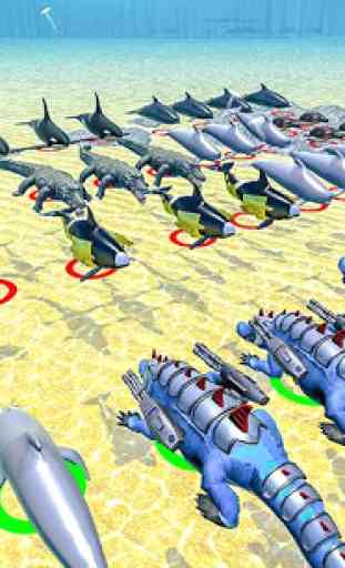 Sea Bataille Animal Kingdom: Simulateur Guerre 2
