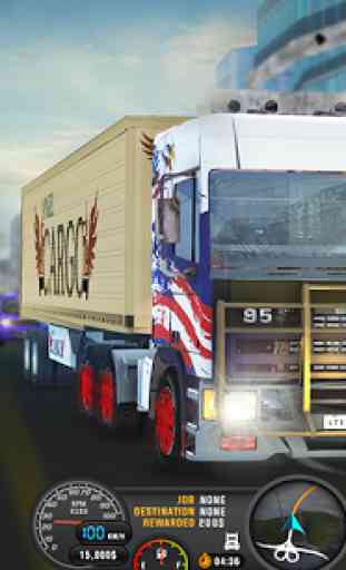 Simulateur de camion euro camion de transport fret 3