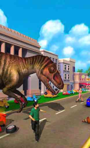 Simulateur de dinosaure de monstre: Ville Rampage 1