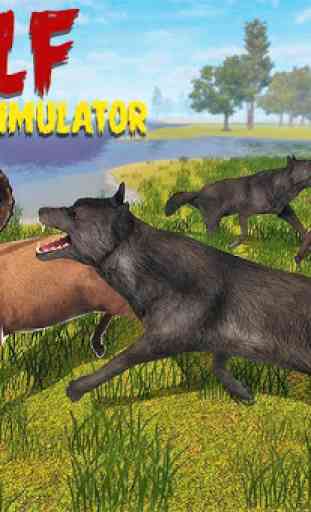 simulateur de loup: jeu de jungle sauvage 1