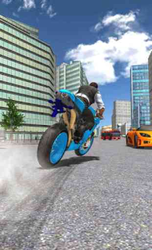 Simulateur de vélo de sport High Ground City Jump 3
