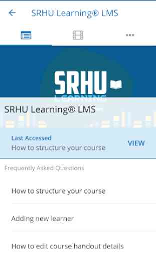 SRHU Learning® LMS 4