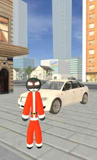 Stickman Santa Claus Rope Hero Vice Simulator 4