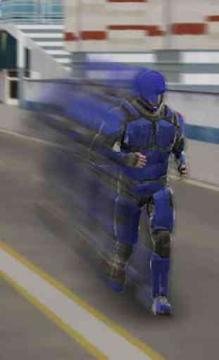 Super-héros robot de vitesse super légère: héros 4