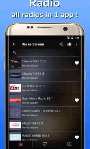 Tanzania Radio Stations FM 1