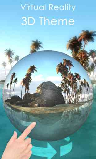 Thème 3D Île tropicale (Panoramique RV) 1