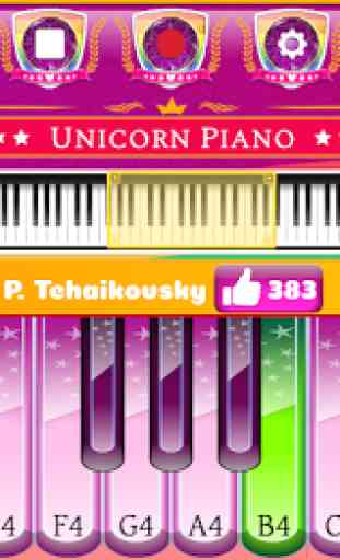 Unicorn Piano 1