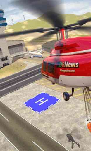 Urgence Hélicoptère Porter secours Transport 2