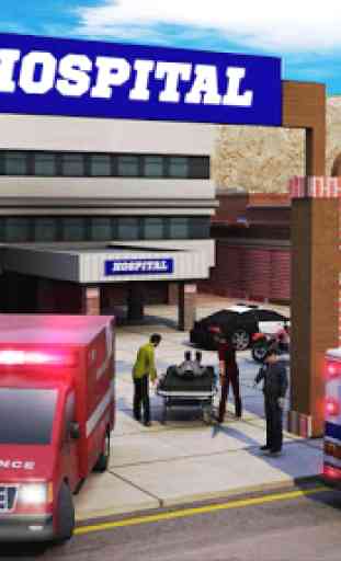 Ville Ambulance Urgence Porter secours Simulateur 1