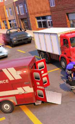 Ville Ambulance Urgence Porter secours Simulateur 2