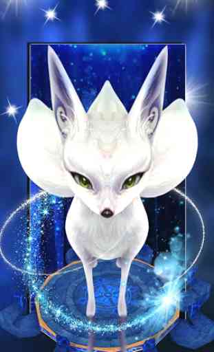 3d cute tailed fox theme 2